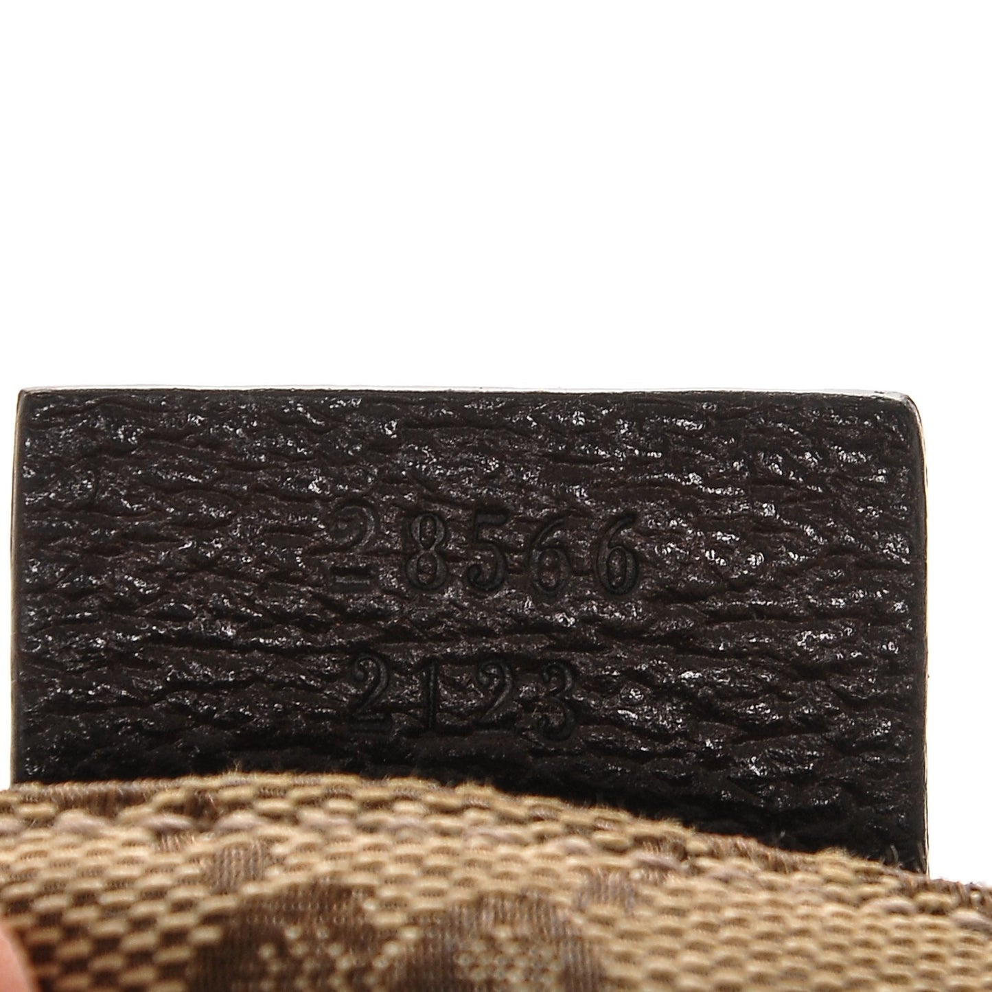 Monogram Web Belt Bag Dark Brown