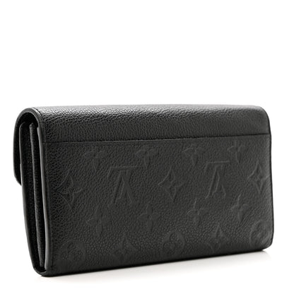 Louis Vuitton Empreinte Sarah Wallet NM Black 3 of 8