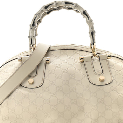 Gucci Guccissima Pop Bamboo Top Handle Tote White 8 of 12