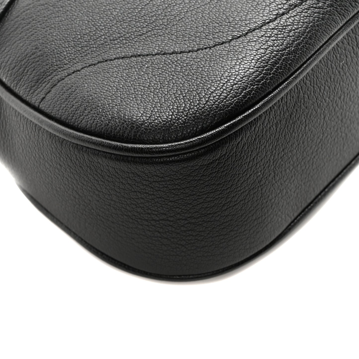 Goatskin Small Aphrodite Shoulder Bag Black
