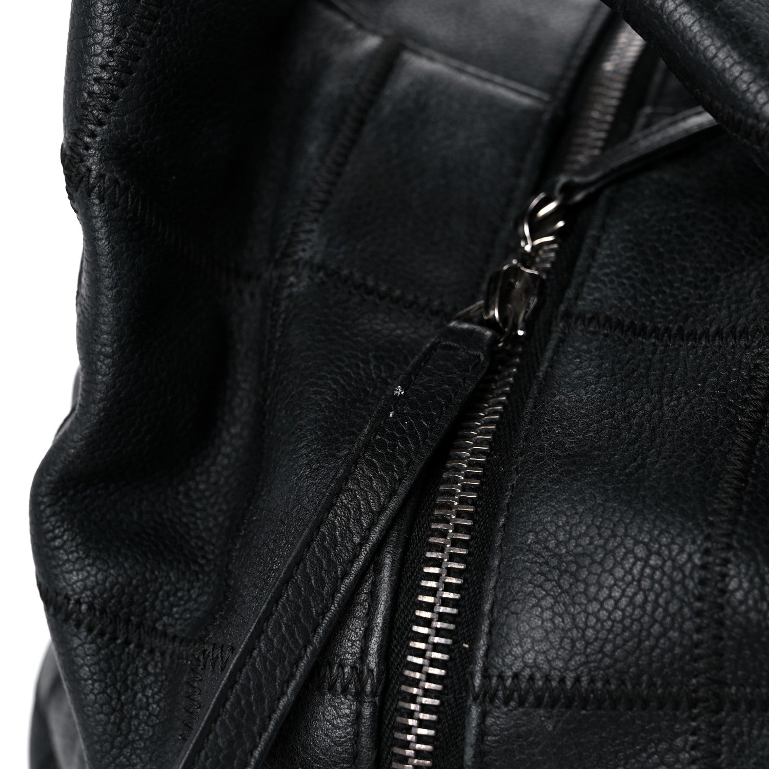 Chanel Caviar Square Stitched Tote Black 19 of 23