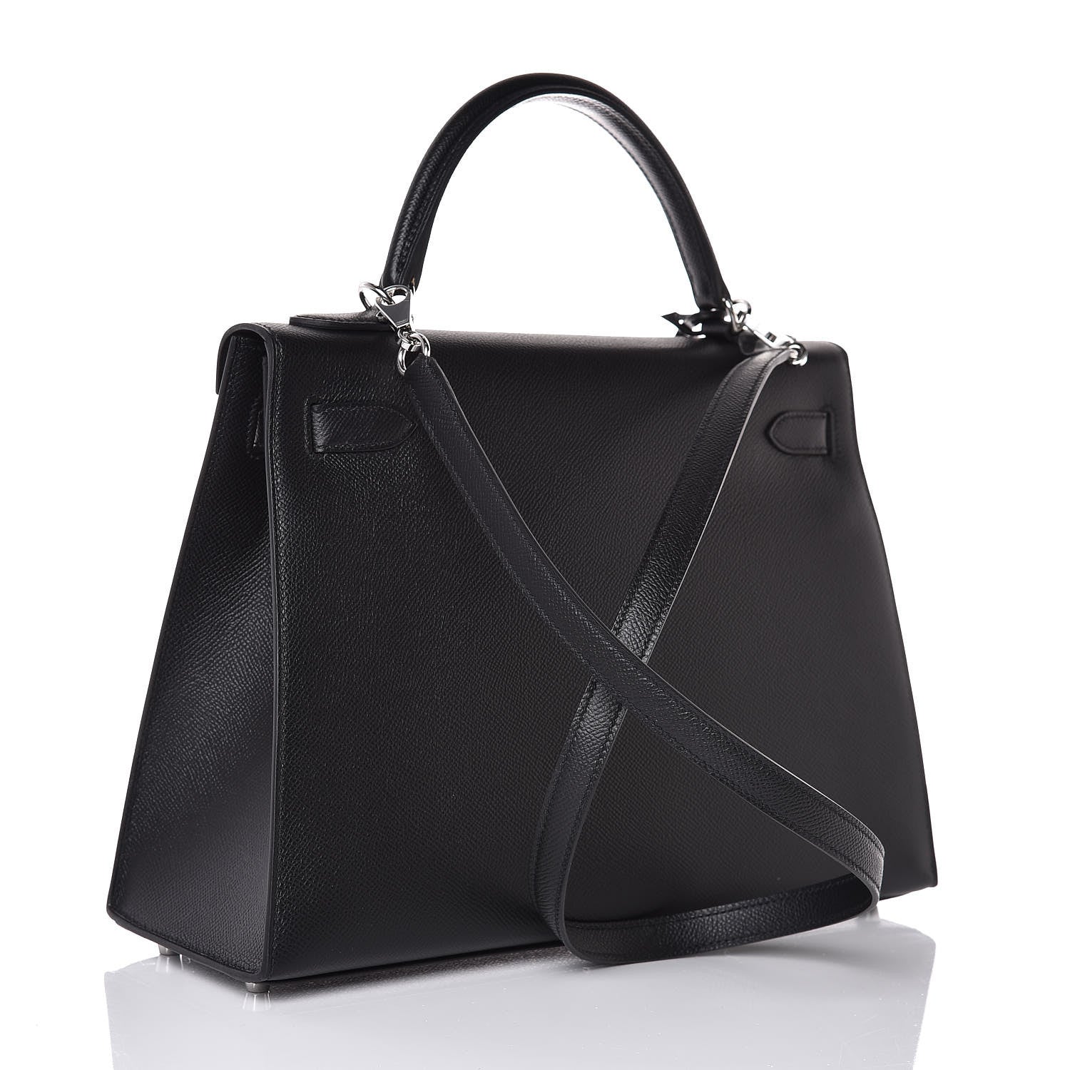 Hermes Epsom Kelly Sellier 32 Black 3 of 35