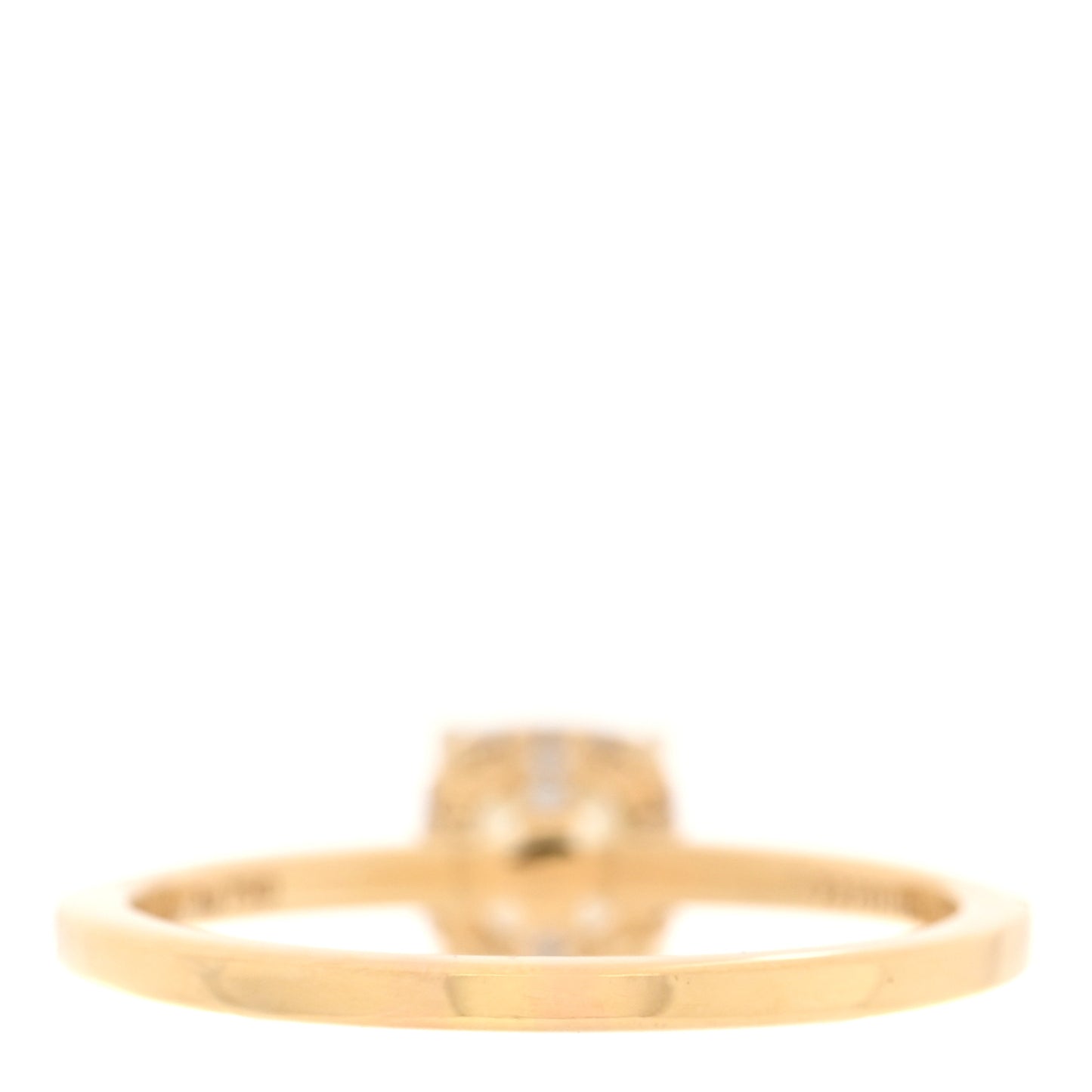 18K Yellow Gold Fancy Yellow Diamond 1.07ct Novo Cushion Cut Engagement Ring 54 6.75