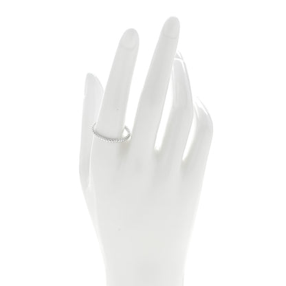 Van Cleef & Arpels 18K White Gold Small Perlee Ring 61 9.5 2 of 5