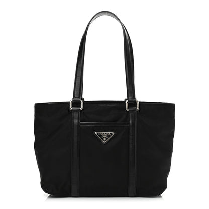 Prada Tessuto Nylon Saffiano Tote Black 1 of 10