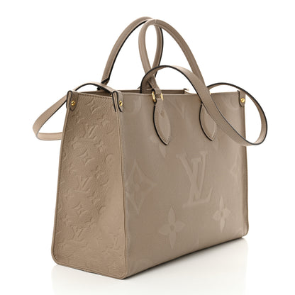 Louis Vuitton Empreinte Monogram Giant Onthego MM  Tourterelle 3 of 10