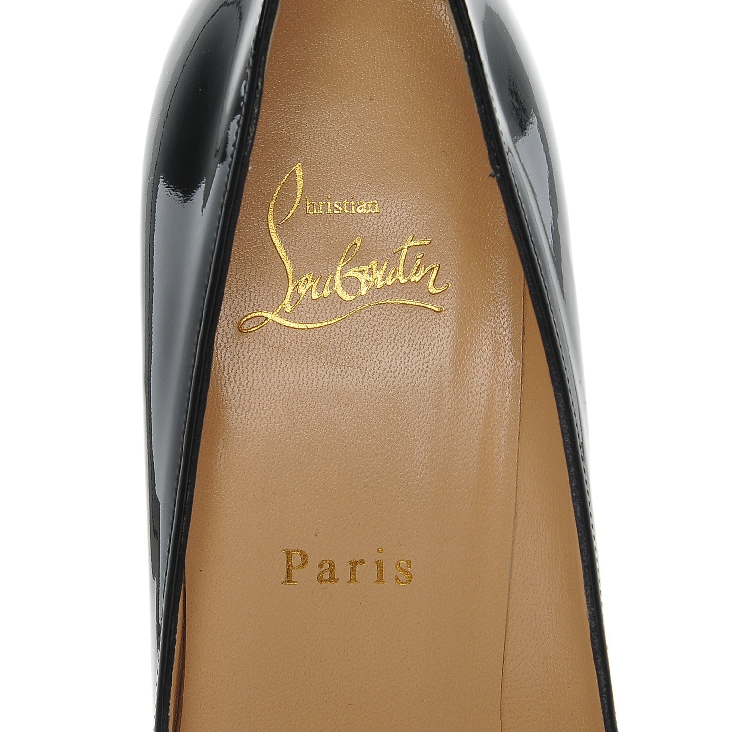 Christian Louboutin Patent Pigalle 100 Pumps 38 Black 7 of 7