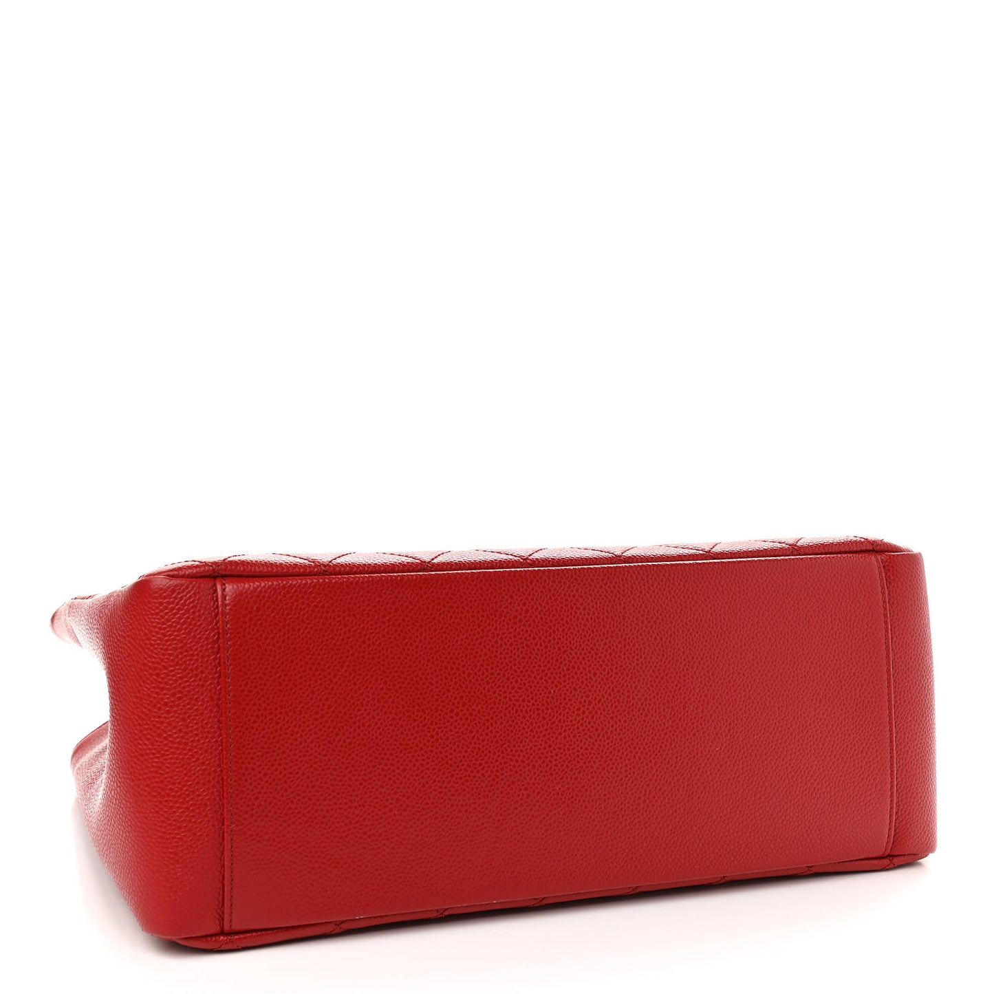 Caviar Quilted Grand Shopping Tote GST Red