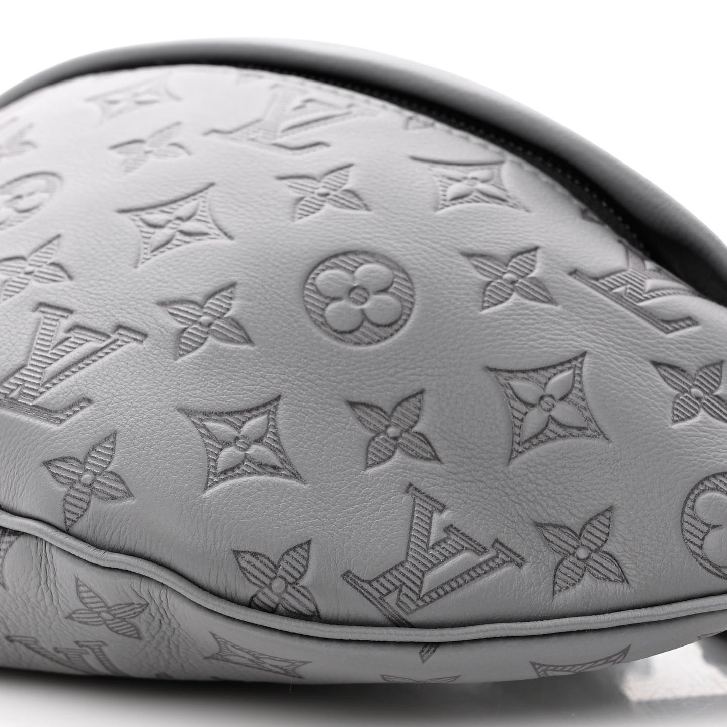 Calfskin Monogram Shadow Discovery Bumbag PM Gray