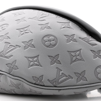 Louis Vuitton Calfskin Monogram Shadow Discovery Bumbag PM Gray 9 of 10