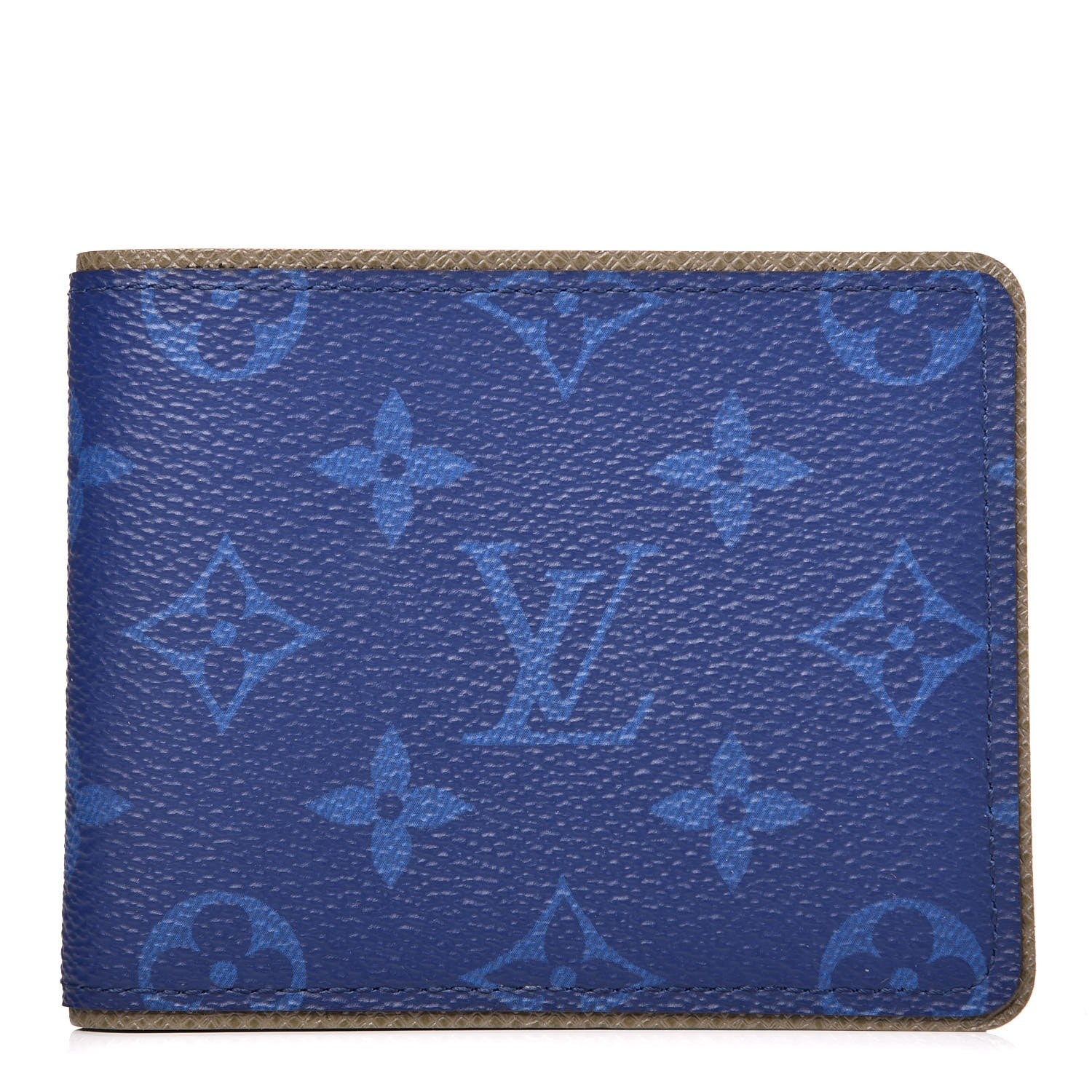 Louis Vuitton Monogram Outdoor Slender Wallet Pacific Blue 1 of 8