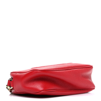 Gucci Pebbled Calfskin Small Soho Disco Bag Tabasco Red 4 of 10