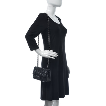 Chanel Metallic Caviar Quilted Mini Rectangular Flap Black 2 of 13