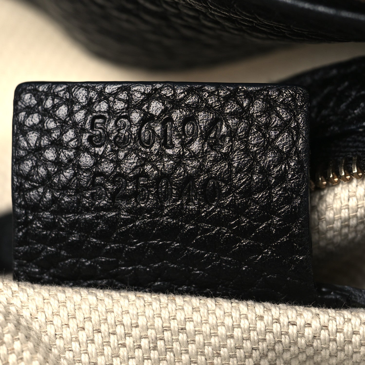 Gucci Pebbled Calfskin Large Soho Hobo Black 7 of 9