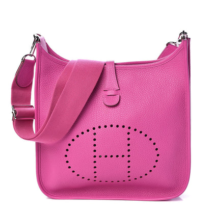 Hermes Taurillon Clemence Evelyne III PM Magnolia 1 of 11