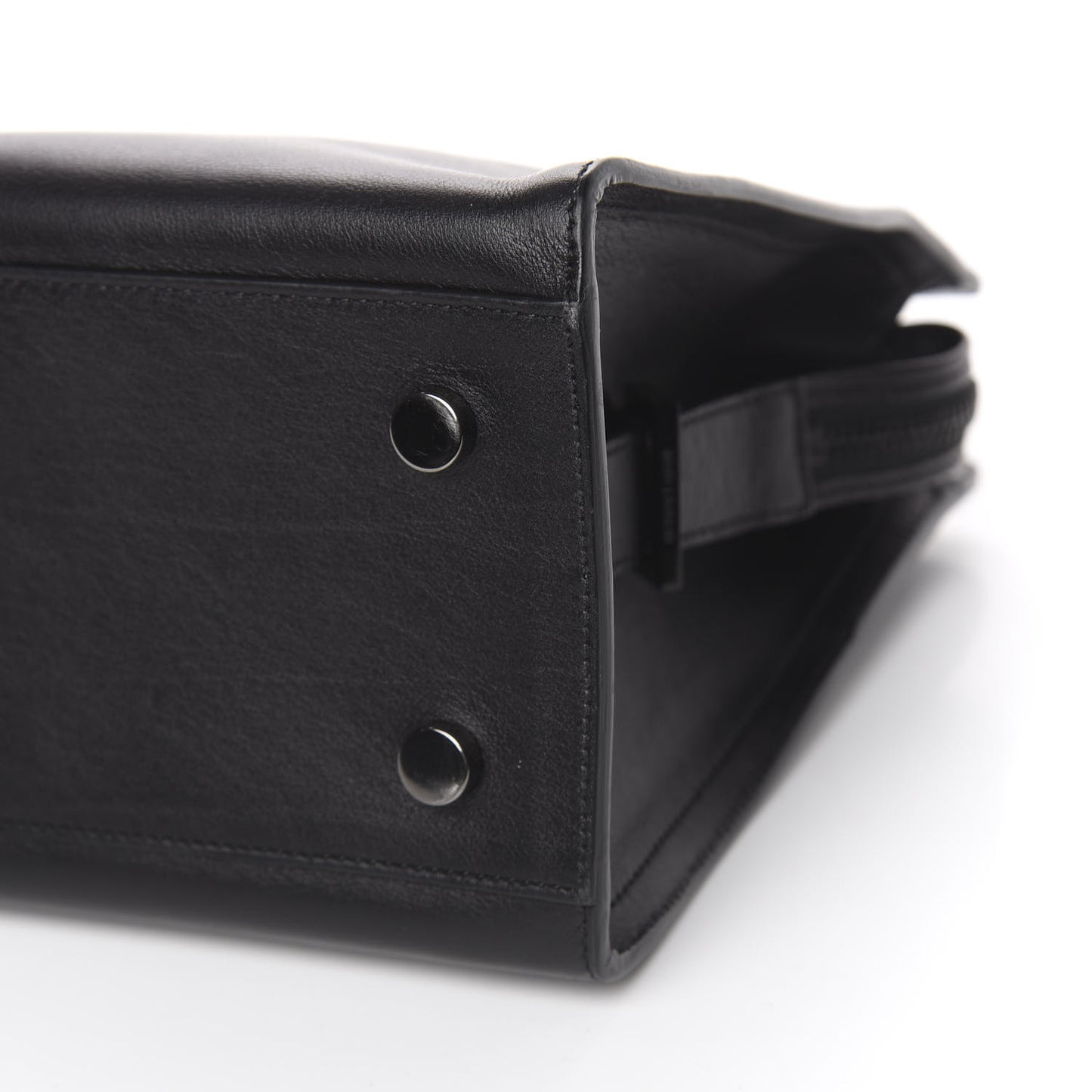 Calfskin Baby Monogram Cabas Black