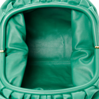 Bottega Veneta Smooth Butter Calf The Pouch Oversized Clutch Racing Green 5 of 11