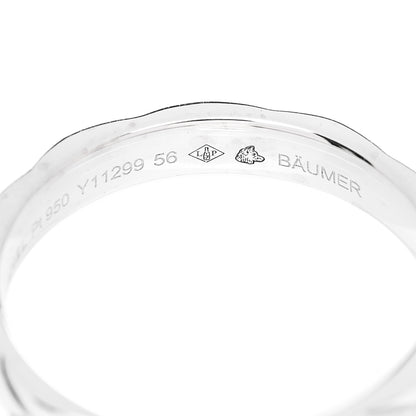 Chanel Platinum Small Matelasse Ring 56 7.5 4 of 4
