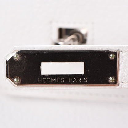 Hermes Taurillon Clemence Birkin 35 White 14 of 33