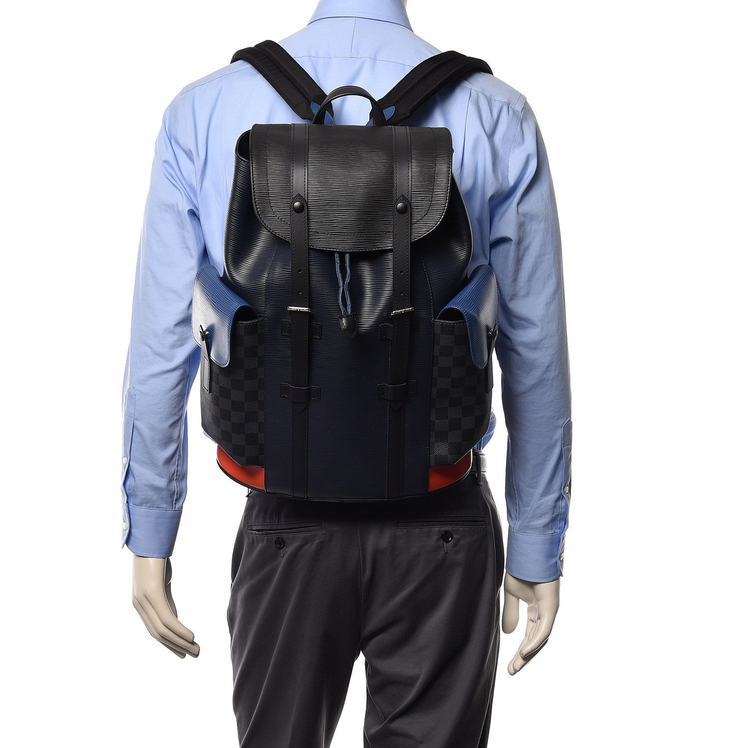 Louis Vuitton Epi Damier Cobalt Christopher Backpack PM 2 of 10