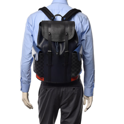 Louis Vuitton Epi Damier Cobalt Christopher Backpack PM 2 of 10