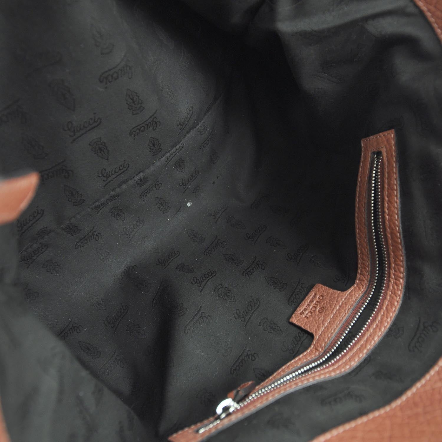 Gucci Leather Bamboo Bar Medium Tote Bag 6 of 8
