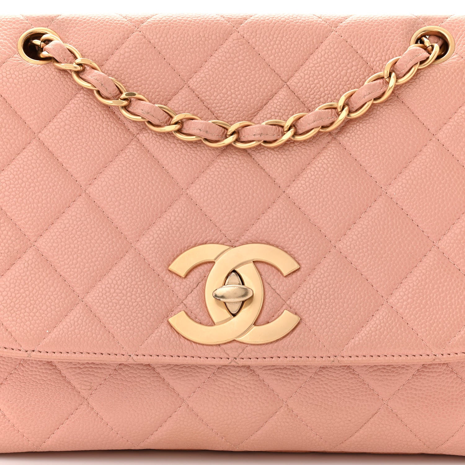Chanel Caviar Quilted Flap Pink 9 of 14