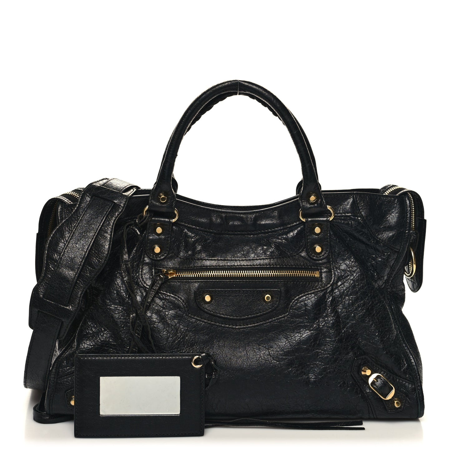 Agneau Classic Gold Hardware City Black