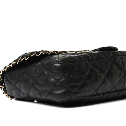Chanel Calfskin Quilted Medium Chain Me Flap Black 9 of 16