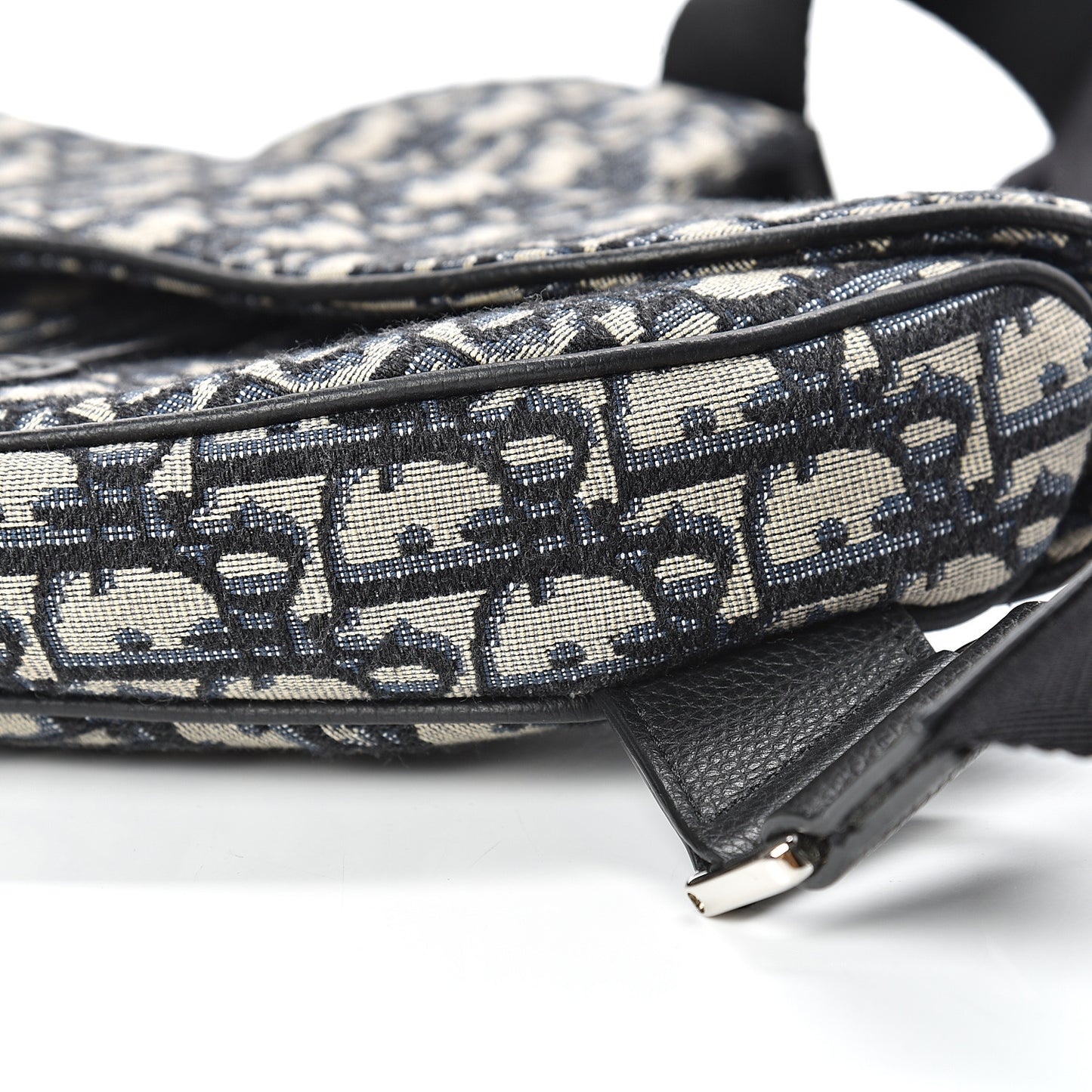 Oblique Mens Saddle Bag Blue
