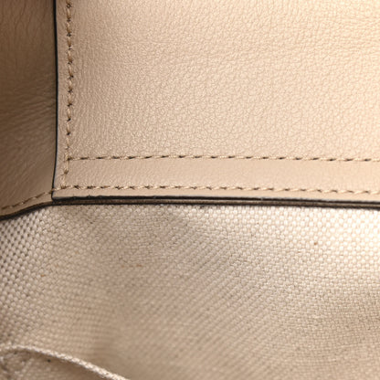 Gucci Wonka Grain Calfskin Small Diana Tote Bag Oatmeal Vintage Green 8 of 12