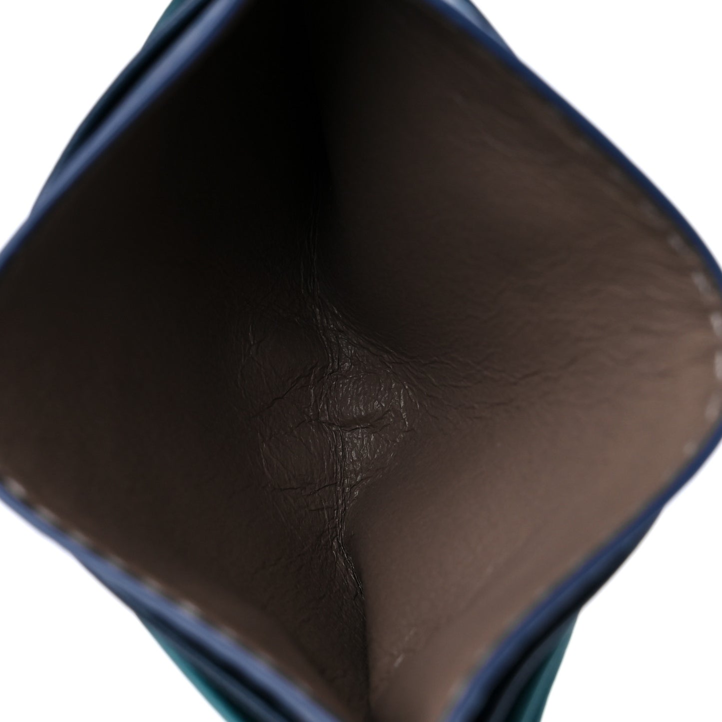 Nappa Intrecciato Card Holder Navy Multicolor