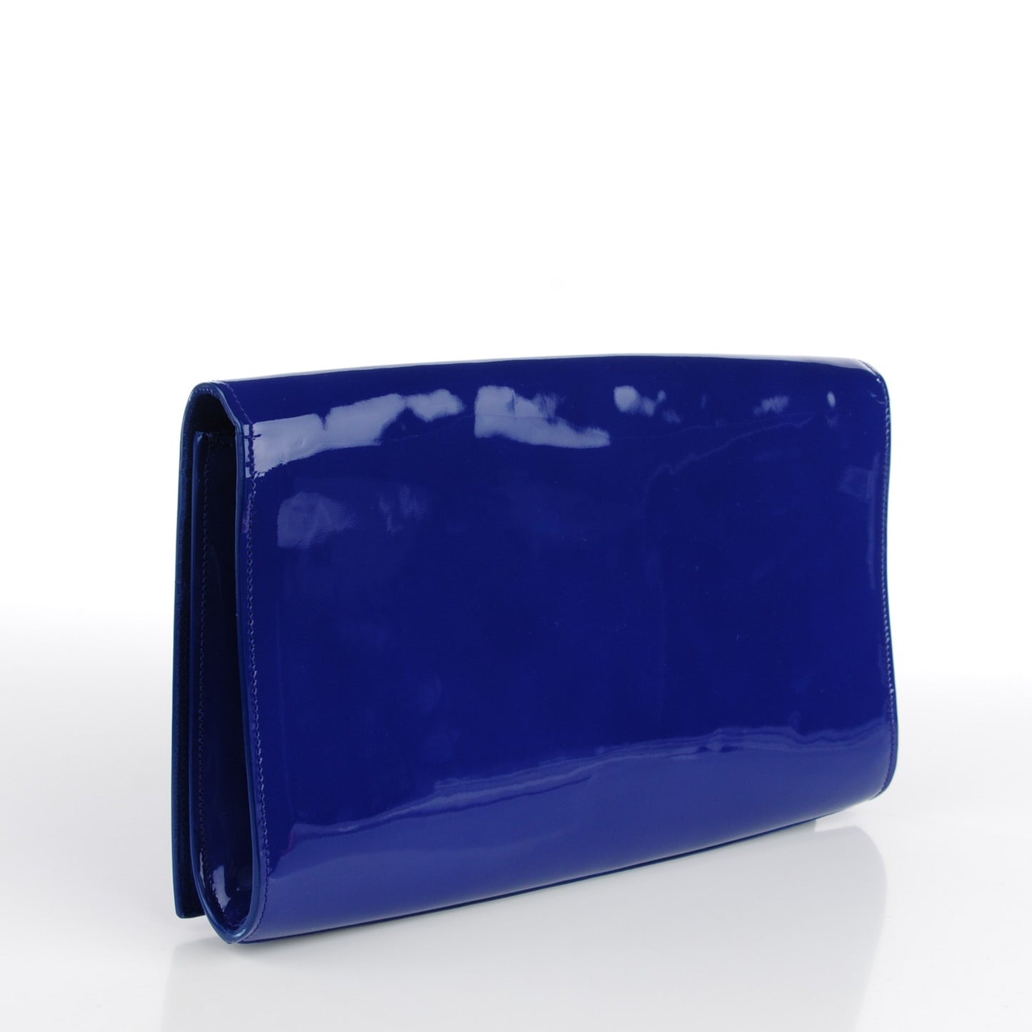 Patent Large Belle De Jour Clutch Royal Blue