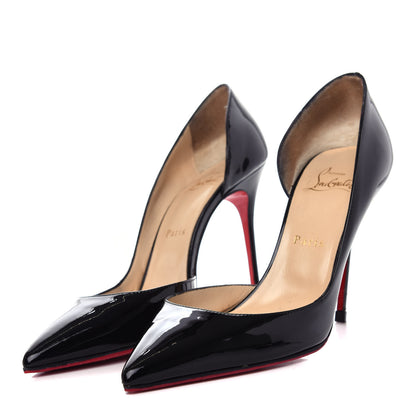 Christian Louboutin Patent Iriza 100 Pumps 38.5 Black 3 of 11