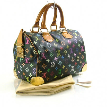 Louis Vuitton Monogram Multicolor Speedy 30 Black 3 of 12
