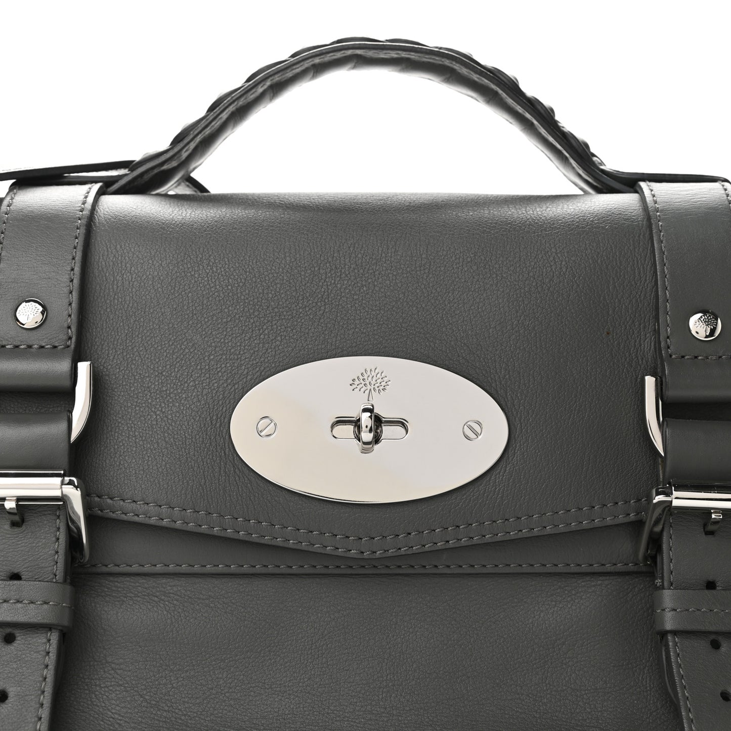 Smooth Calfskin Medium Alexa Pavement Grey