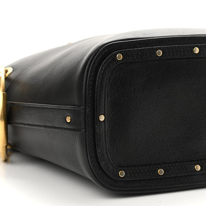 Chloe Smooth Calfskin Mini Roy Bucket Bag Black 9 of 11