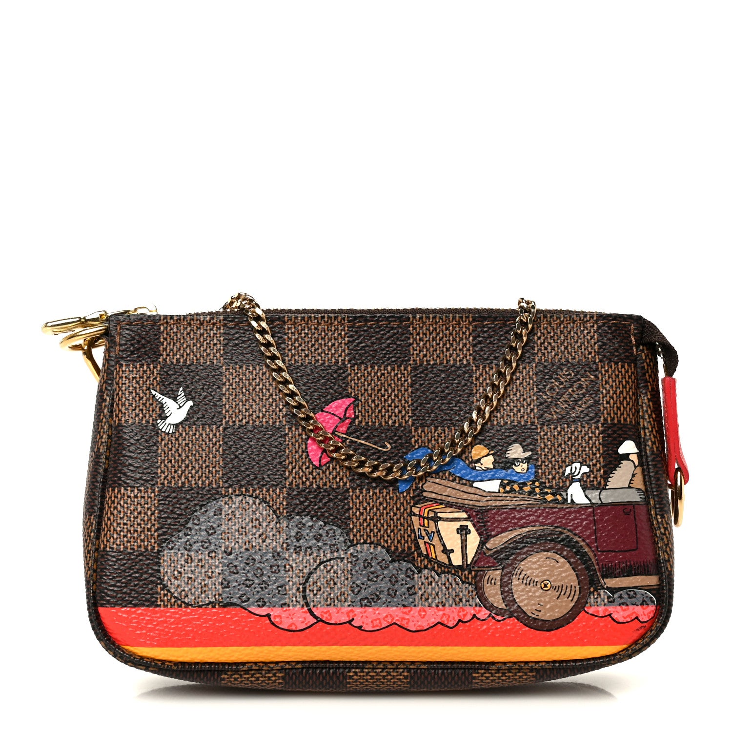 Louis Vuitton Monogram 2015 Christmas Animation Mini Pochette Accessories 1 of 11