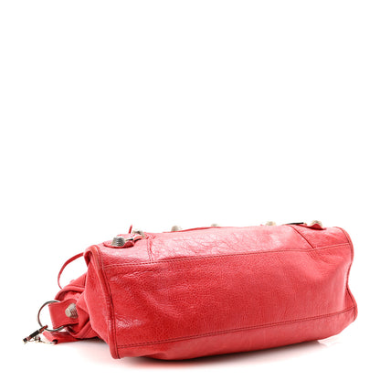 Balenciaga Agneau Giant 21 Silver Hardware City Rouge Coquelicot 4 of 10