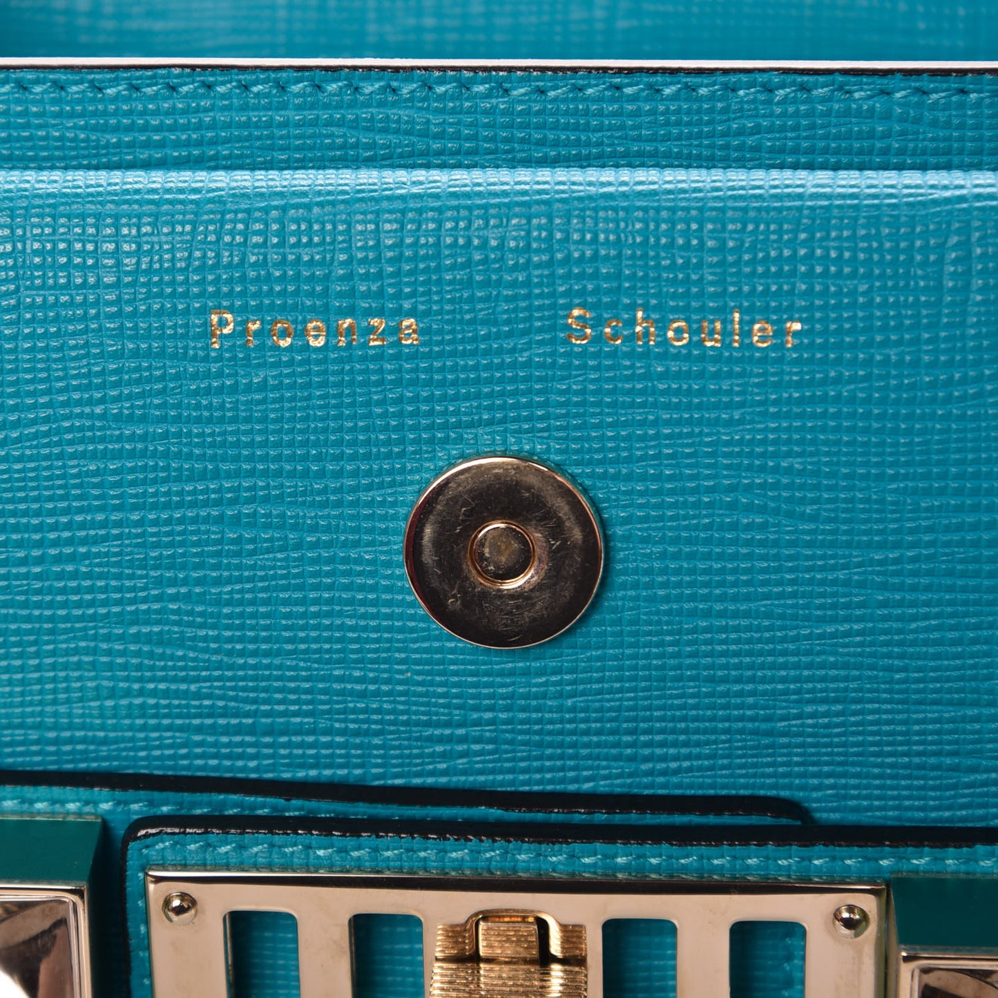 New Linosa Mini PS11 Classic Shoulder Bag Turquoise