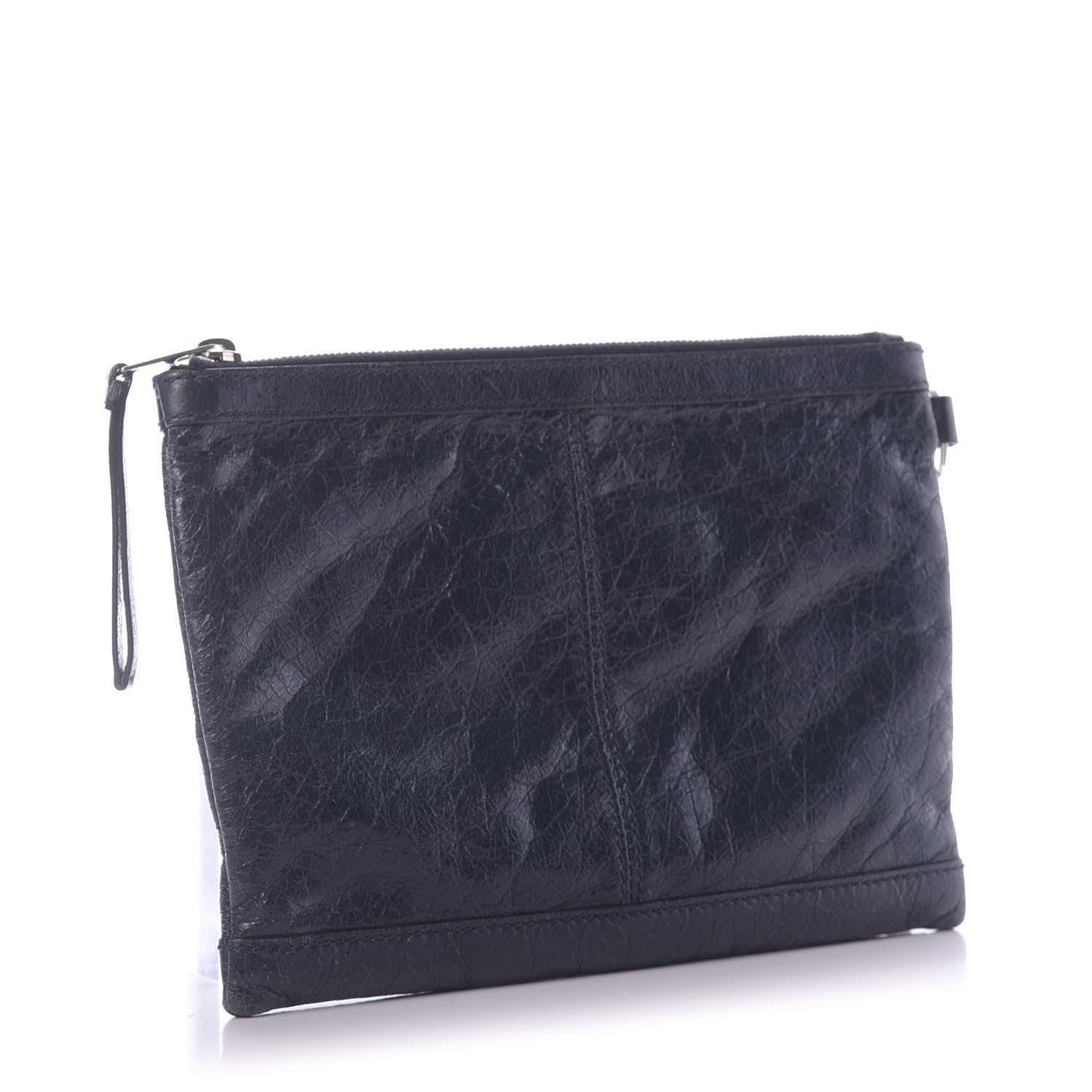 Balenciaga Agneau Arena Classic Hardware Small Clip Bleu Nuit 2 of 8