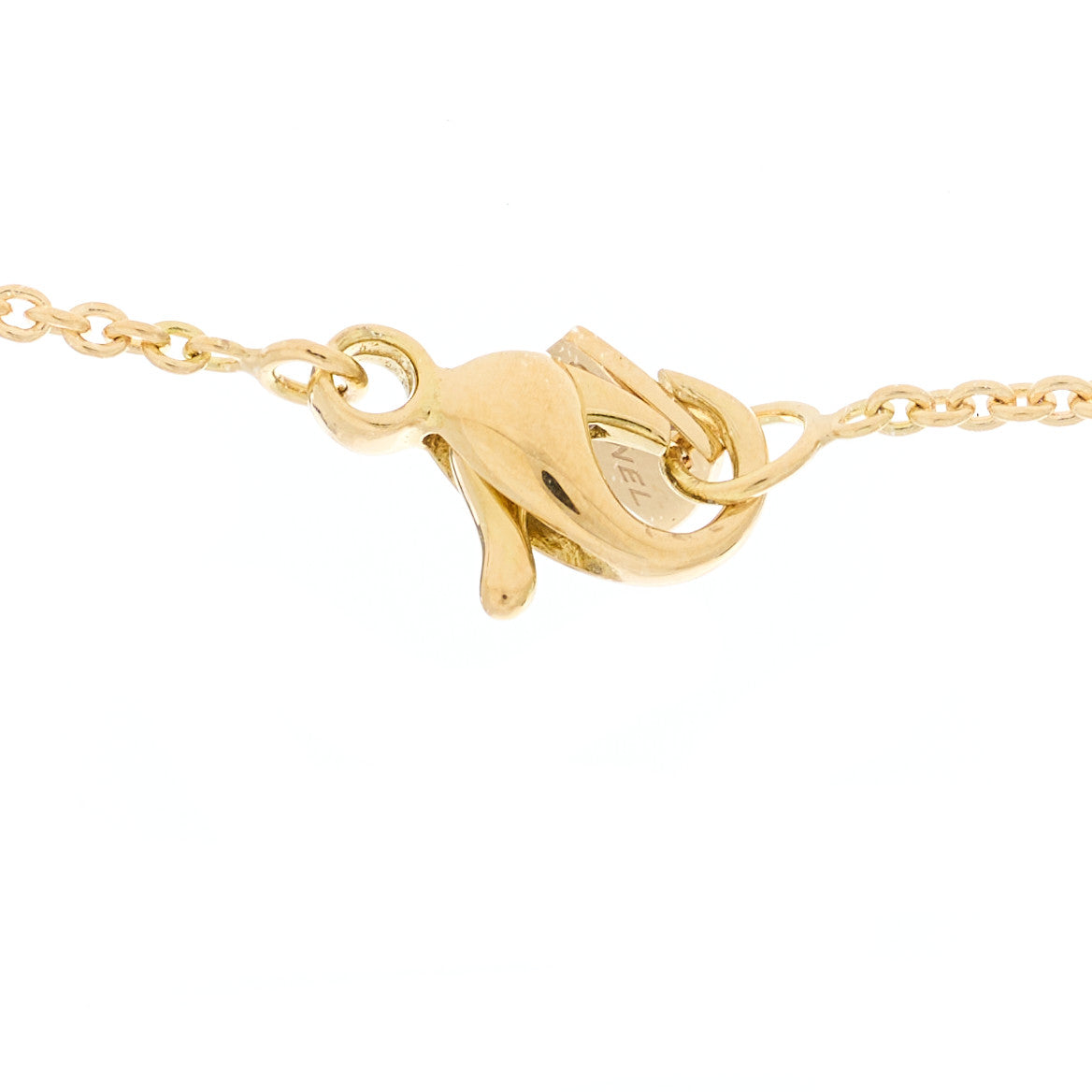 Chanel 18K Yellow Gold Coco Crush Round Pendant Necklace 6 of 9