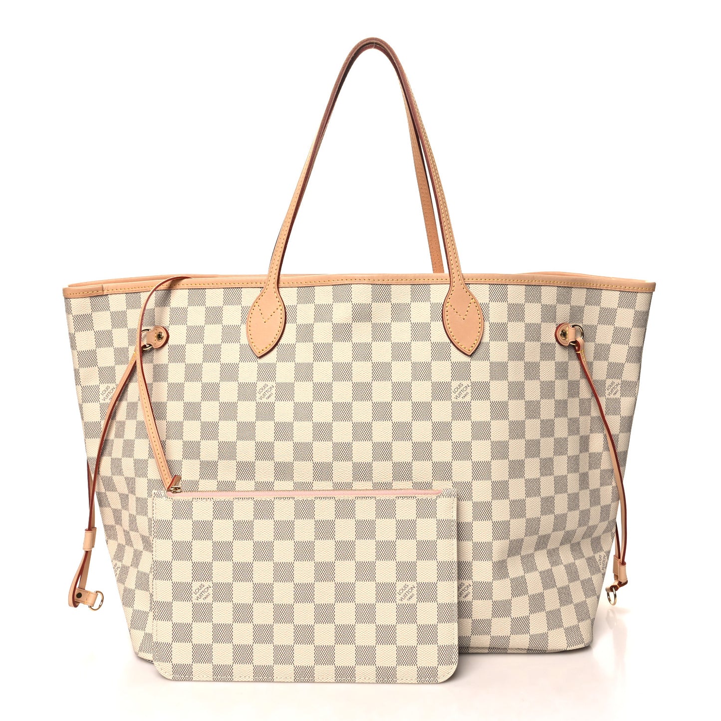 Damier Azur Neo Neverfull GM Rose Ballerine