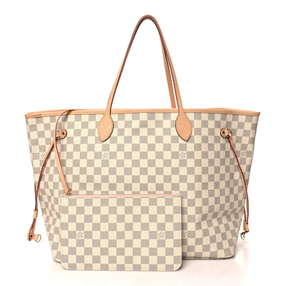 Louis Vuitton Damier Azur Neo Neverfull GM Rose Ballerine 3 of 10