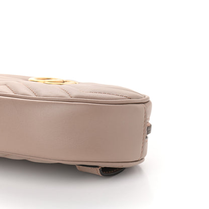Gucci Calfskin Matelasse GG Marmont Belt Bag 85 34 Porcelain Rose 10 of 11
