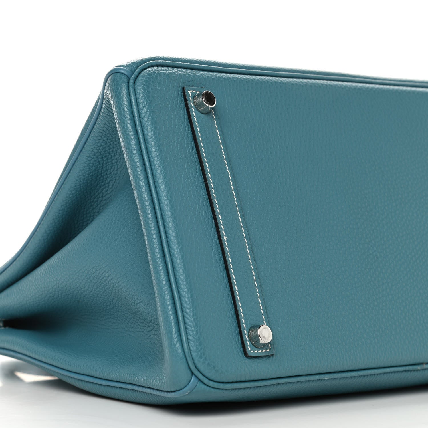 Hermes Togo Birkin 35 Blue Jean 7 of 9