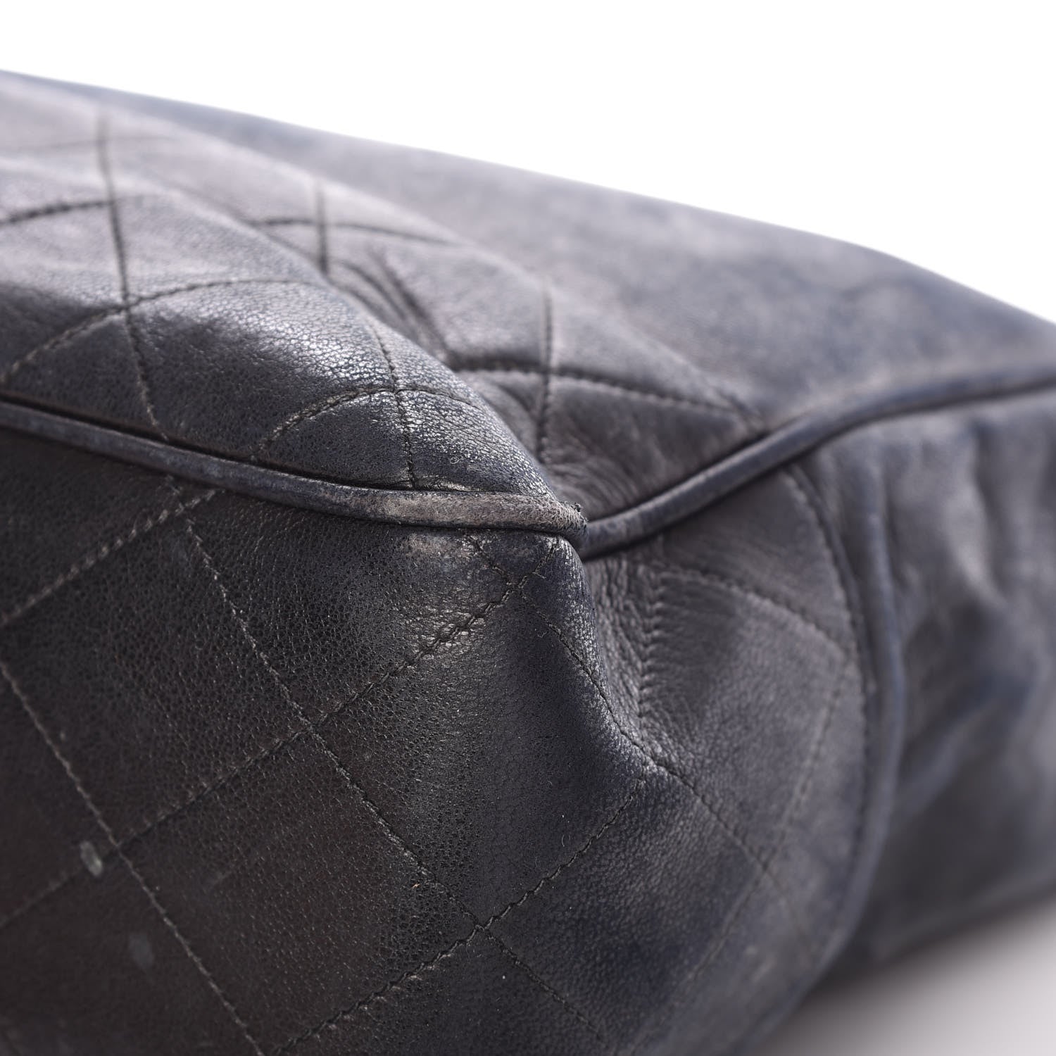 Chanel Lambskin Quilted Tote Black 10 of 16