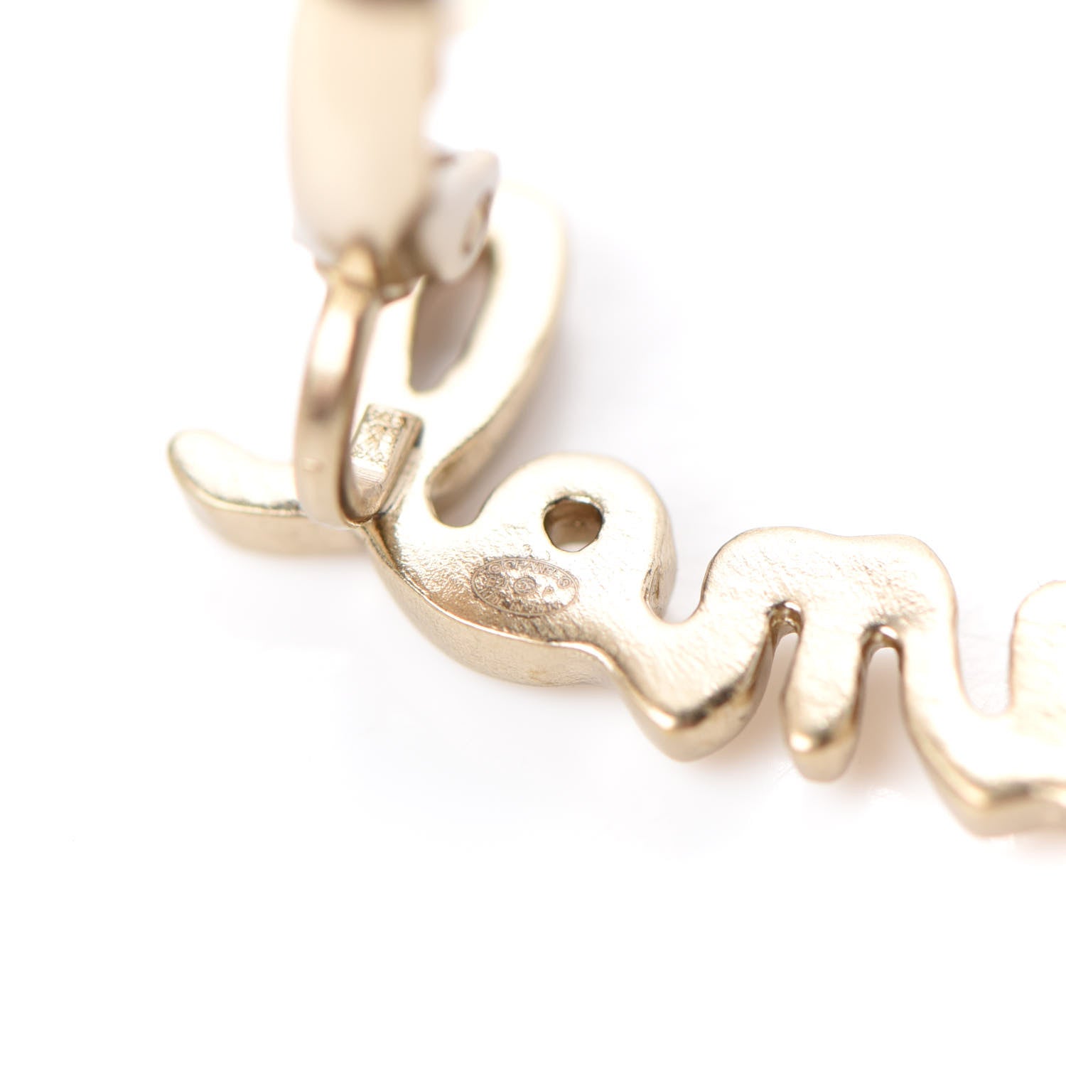 Chanel Metal CC Turnlock Climber Clip On Earrings Gold 4 of 4