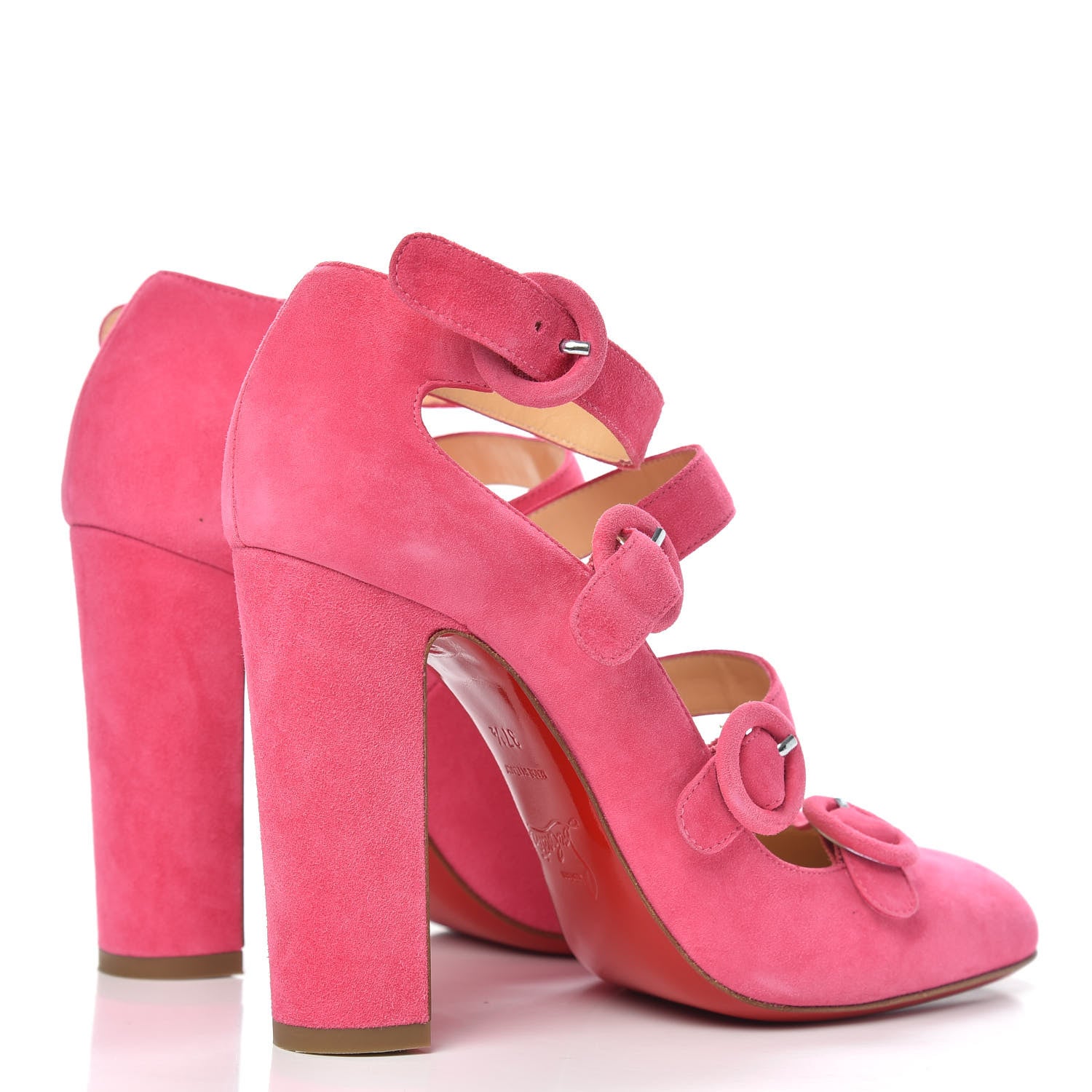Christian Louboutin Suede Mistiroir 100 Pumps 37.5 Darling 4 of 10