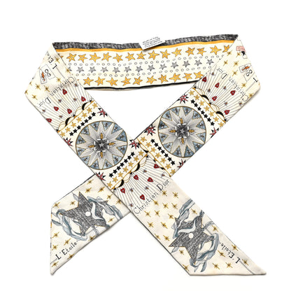 Christian Dior Silk L'Etoile Mitzah Scarf 1 of 6